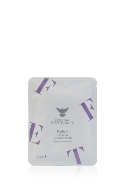 Маска для интенсивного ухода за кожей ног Christina Fitzgerald Radical Signature Pedicure Mask (Size 1) 20 шт