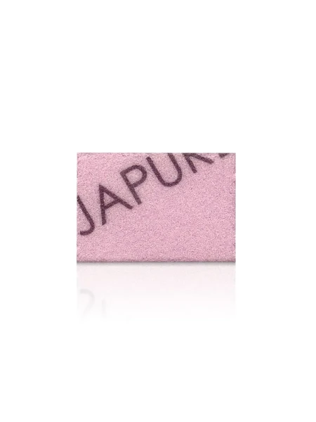 Мини спонж, розовый Japure, абразив 100, упаковка 30 шт.