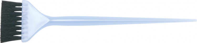 Кисть для окрашивания DEWAL голубая, с черной волнистой щетиной, узкая 50 мм