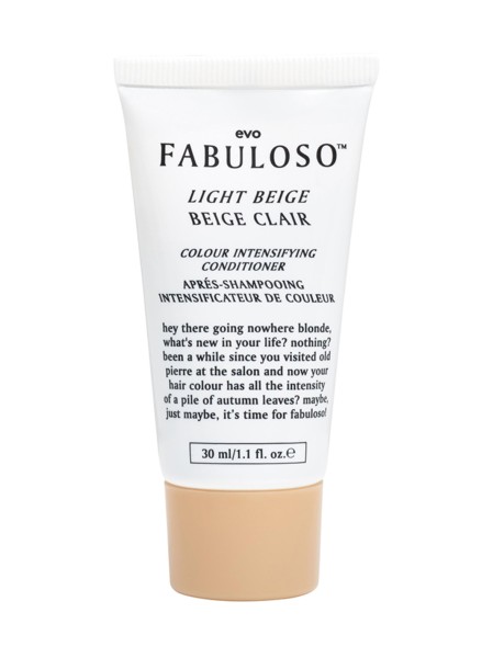 Evo Fabuloso Colour Intensifying Conditioner Light Beige оттеночный бальзам 30 мл