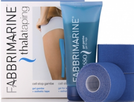 Fabbrimarine Anti-cellulite Сosmetic patches Kit gambe (gel modellante+Taping) Фабримарин Антицеллюлитные патчи для областей бедер и ног (2 шт)