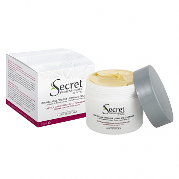 Kydra Secret professionnel soin brillance couleur I Восстанавливающая маска для окрашенных волос с маслом мятлика лугового 150 мл