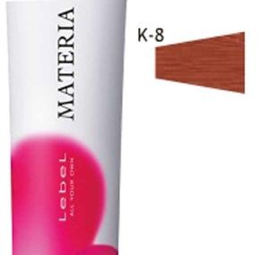 Краска K-8 Lebel Cosmetics Materia для волос светлый блондин медный 80гр, Лебел