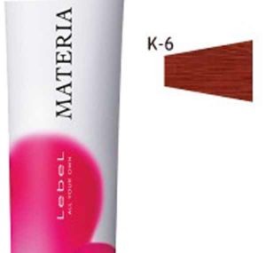 Краска K-6 Lebel Cosmetics Materia для волос тёмный блондин медный 80гр, Лебел