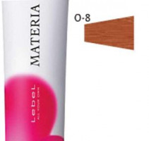 Краска О-8 Lebel Cosmetics Materia для волос светлый блондин оранжевый 80гр, Лебел