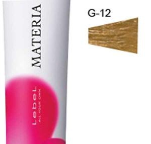 Краска G-12 Lebel Cosmetics Materia для волос супер блонд жёлтый 80гр, Лебел