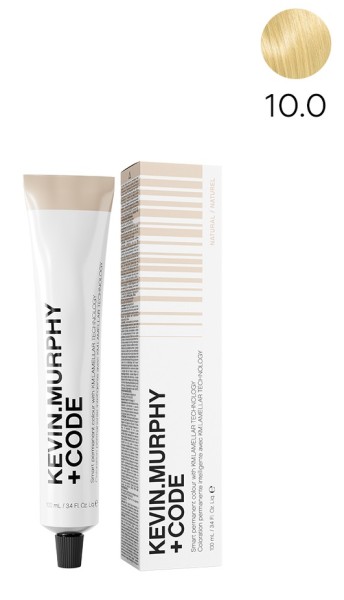 K.M+Code 10.0 10N Platinum.Blonde.Natural Краска для волос 100 мл Smart Permanent Colour Lamellar Technology   