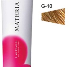 Краска G-10 Lebel Cosmetics Materia для волос яркий блондин жёлтый 80гр, Лебел