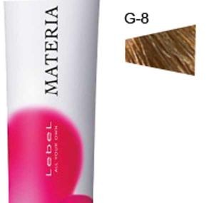 Краска G-8 Lebel Cosmetics Materia для волос светлый блондин жёлтый 80гр, Лебел