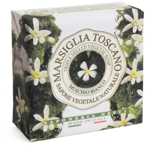 Nesti Dante Marsiglia Toscano Muschio Bianco мыло белый мускус 200 гр