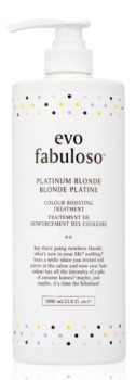 EVO Fabuloso Colour Boosting Treatment Platinum Blonde Тонирующий Бальзам-уход Платинум Блонд 1000 мл