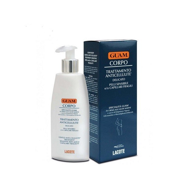 GUAM Corpo Trattamento Anticellulite Delicato Крем антицеллюлитный для чувствительной кожи с хрупкими капиллярами 200 мл