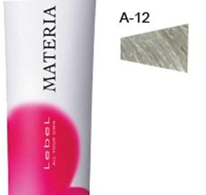 Краска А-12 Lebel Cosmetics Materia для волос супер блонд пепельный 80гр, Лебел