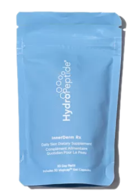 Hydropeptide Рефил InnerDerm Rx Pouch Пищевая добавка Активный комплекс 30 капсул для увлажненности и повышения упругости кожи  