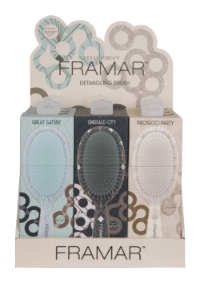 Framar Cheers Haters 9PC Detangle Brush Display 9 шт Распутывающая щетка в накопителе «За вас, хейтеры!»