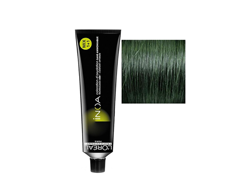 L'Oreal Professionnel Иноа Усилитель цвета. Микс зеленый Mix Green 60 гр.