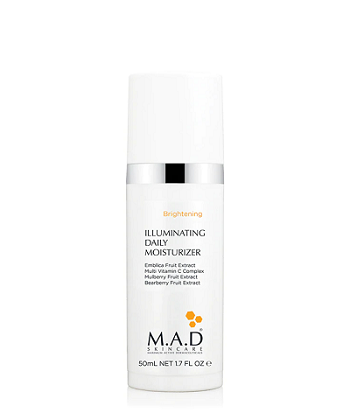 M.A.D Skincare Illuminating Daily Moisturizer Дневной увлажняющий крем 50 гр с эффектом выравнивания тона кожи