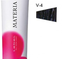 Краска V-4 Lebel Cosmetics Materia для волос шатен фиолетовый 80гр, Лебел