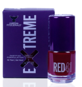 RED 41 EXTREME Стойкий лак для ногтей Кристина Фицжеральд 15мл