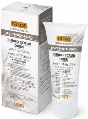 Guam Inthenso Scrub Скраб для тела с маслом Карите дренажный 150 мл