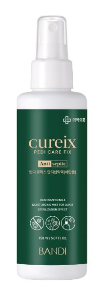 Bandi Спрей для кожи и ногтей с антибактериальным эффектом 150 мл Cureix Antiseptic 