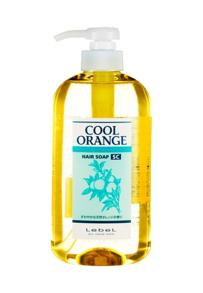Lebel Cool Orange Hair Soap Super Cool 600 ml Шампунь Супер Холодный Апельсин