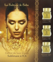 La Sultane de Saba 23-Carat Gold Set Набор "Золото" кофр (Гоммаж 50мл, Крем 50мл, Маска 50мл) 