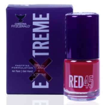 EXTREME PROF - RED 45 CHRISTINA FITZGERALD Лак для ногтей РЕД 15 мл