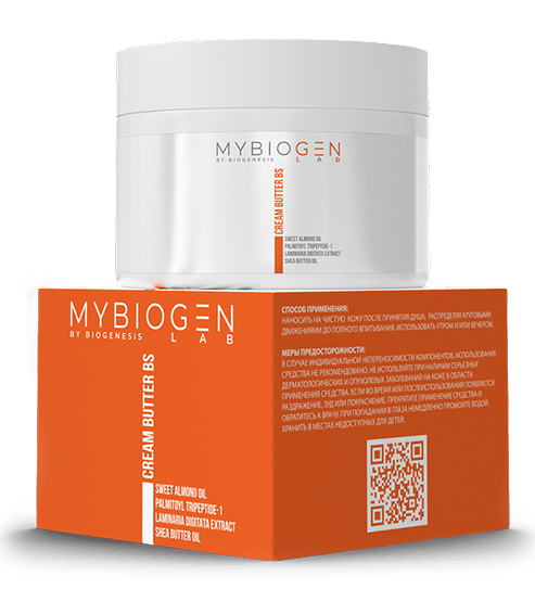 MyBiogen Cream Butter "BODY SILK" Пептидный крем-баттер для тела "BODY SILK" 200 мл