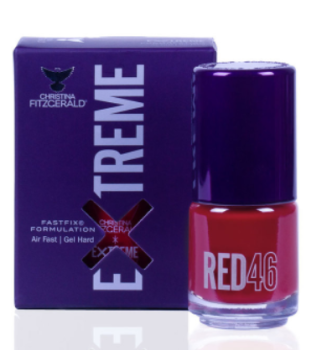 CHRISTINA FITZGERALD RED 46 EXTREME Красный цвет лака для ногтей 15 мл