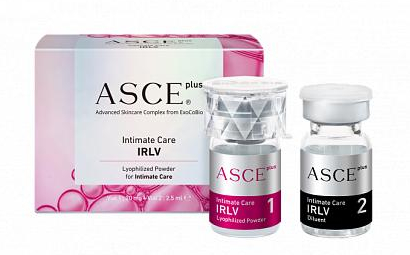 ASCEplus Intimate Care IRLV/Кит за ухода за деликатными зонами Лиофилизированная пудра+Активатор 20 мг+2.5 мл (1 шт)