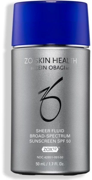 Zein Obagi Солнцезащитный крем-флюид широкого спектра SPF 50 Sheer Fluid Broad Spectrum 50 мл