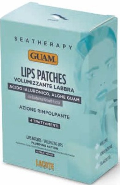Guam Sea Therapy Lips Patches Патчи для увеличения объема губ 4 шт*уп.