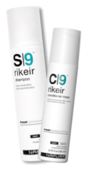 Napura Rikeir Кера-реконструктор S9+C9: Шампунь Shampoo+Маска- Кондиционер Conditioner (2x200 мл)