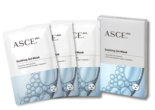 ASCEplus Soothing Gel Mask/Охлаждающая и успокаивающая маска 38 мл*3 шт