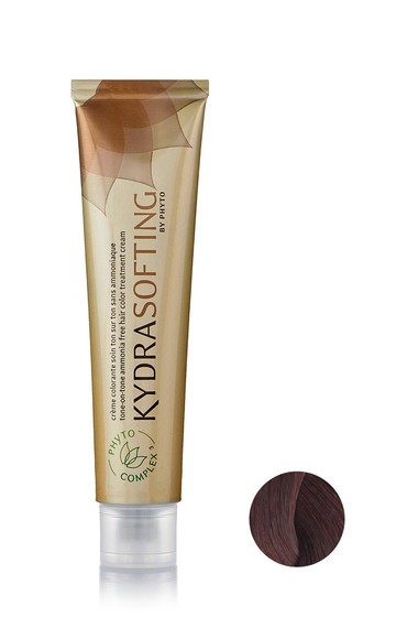 KYDRA MAHOGANY KYDRASOFTING TONE-ON-TONE AMMONIA FREE HAIR COLOR TREATMENT CREAM КРЕМ-КРАСКА ДЛЯ ВОЛОС ТОНИРУЮЩАЯ KYDRASOFTING МАХАГОН