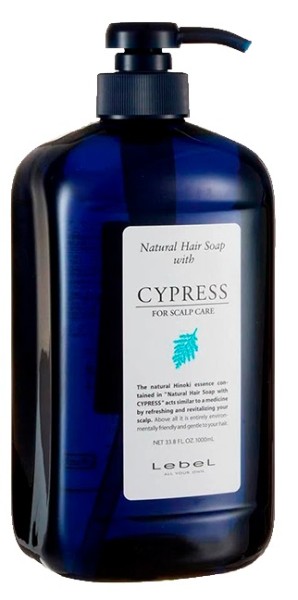 Lebel Natural Hair Soap Cypress 1000 ml Шампунь Лебел Кипарис для очень сухих волос