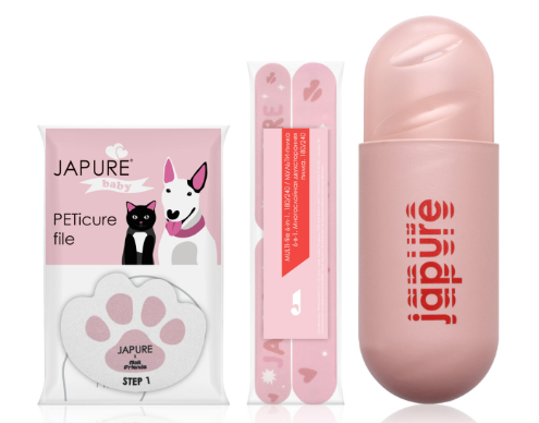 Japure Набор в футляре baby + 2 пилки для питомцев