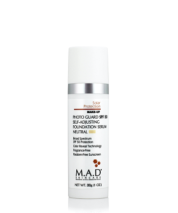 M.A.D Skincare Photo Guard SPF 50 Self Adjusting Foundation Serum Neutral/Light Подстраивающаяся сыворотка-основа под макияж с солнцезащитой 30 гр