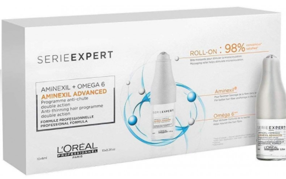 L’Oreal Aminexil Advanced Ампулы против выпадения волос Аминиксил 10*6 мл