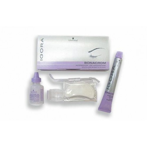 Schwarzkopf Краска для бровей и ресниц Коричневая igora bonacrom