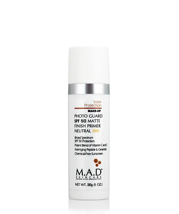 M.A.D Skincare Photo Guard SPF 50 Matte Finish Primer-Medium Матирующий крем-праймер с защитой Medium 30 гр
