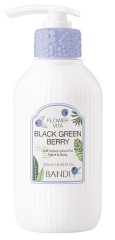 Bandi Лосьон для рук и тела Голубика 250 мл FLOWER VITA SOFT VELVET LOTION BLACK GREEN BERRY 