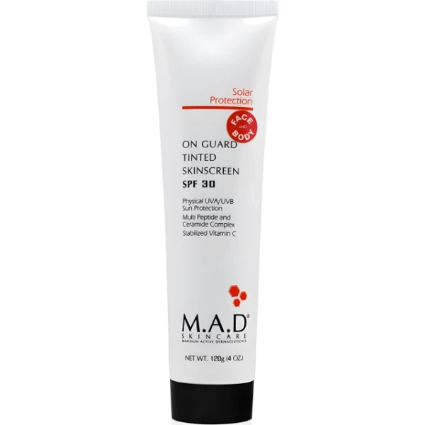 Защитный маскирующий крем для лица и тела SPF 30 On Guard TINTED Skinscreen, 120 г 	