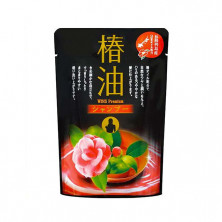 Nihon Detergent Восстанавливающий кондиционер с эфирным маслом Камелии "Wins premium camellia oil conditioner" (мягкая упаковка) 400 мл
