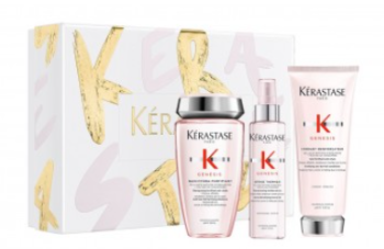 Kerastase Kit набор для волос Дженезис Шампунь-Ванна Гидра-Фортифант(250мл)+ Молочко Ренфоркатор(200мл)+ Дефенс Термик (150мл)