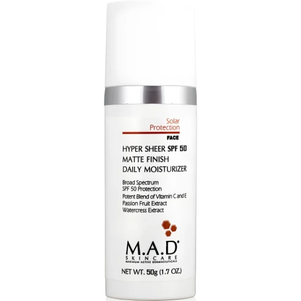 Увлажняющий и матирующий крем- основа под макияж с защитой SPF 50 Hyper Sheer SPF 50 Matte Finish Daily Moisturizer, 50 г 