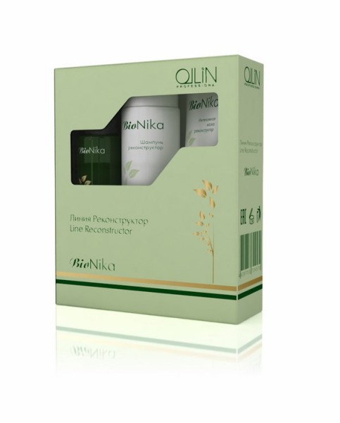 OLLIN BioNika Набор "Линия Реконструктор" (шампунь 250мл + интенсивная маска 200мл + флюид 100мл)