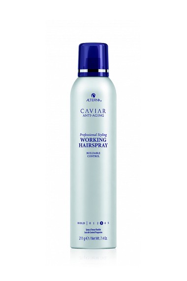ЛАК ПОДВИЖНОЙ ФИКСАЦИИ С АНТИВОЗРАСТНЫМ УХОДОМ ALTERNA CAVIAR ANTI-AGING PROFESSIONAL STYLING WORKING HAIRSPRAY - BACK BAR 211 g