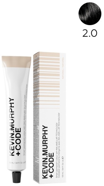 Kevin Murphy+Code 2.0 2N Black.Natural Краска для волос 100 мл Smart Permanent Colour With KM.Lamellar Technology 